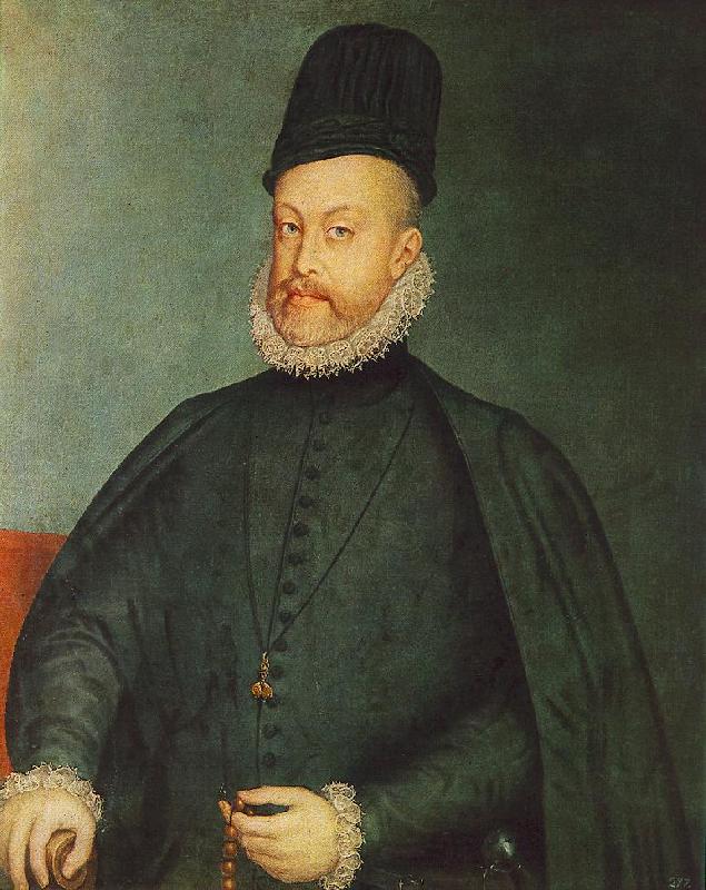 SANCHEZ COELLO, Alonso Portrait of Philip II af oil painting picture